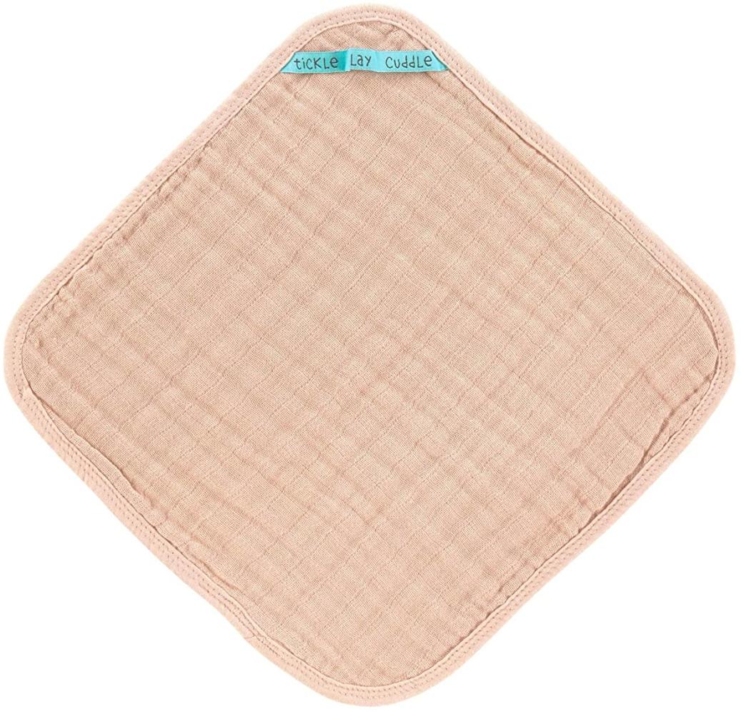 LÄSSIG Muslin Waschlappen Baumwolle 3er Set/Wash Cloth light pink Bild 1