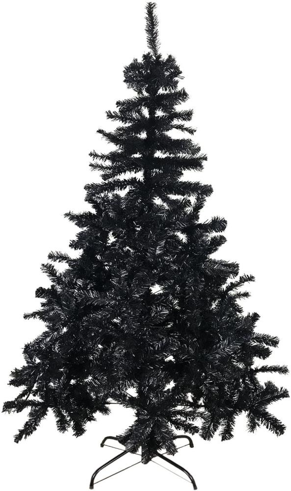 Weihnachtsbaum 180 cm inkl. Ständer Schwarz Bild 1