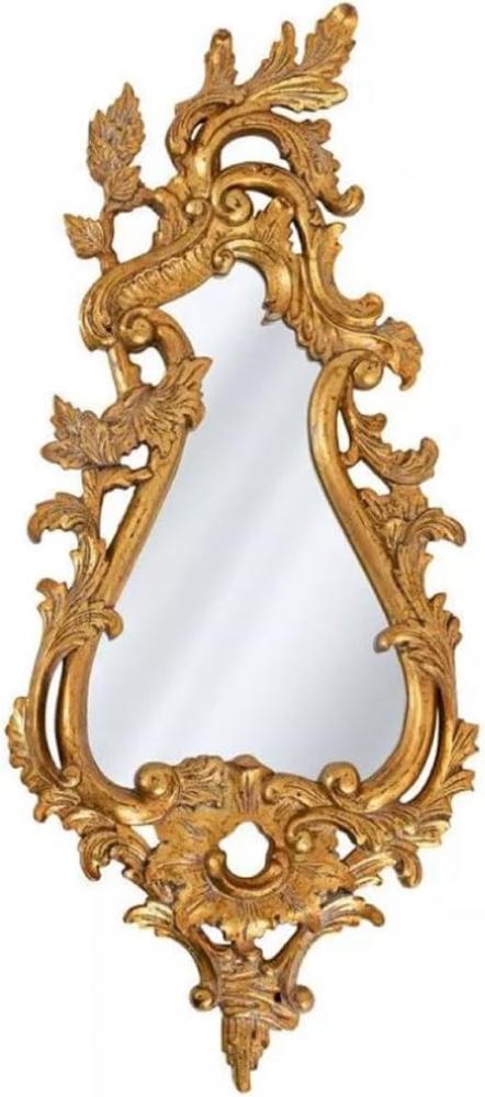 Casa Padrino Luxus Barock Spiegel Antik Gold - Handgefertigter Massivholz Wandspiegel im Barockstil - Luxus Möbel im Barockstil - Barock Möbel - Edel & Prunkvoll Bild 1