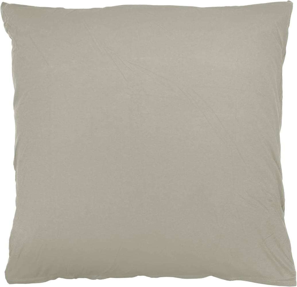 Traumschloss Exclusiv Edel-Jersey Kissenbezug kiesel 40x40 Bild 1