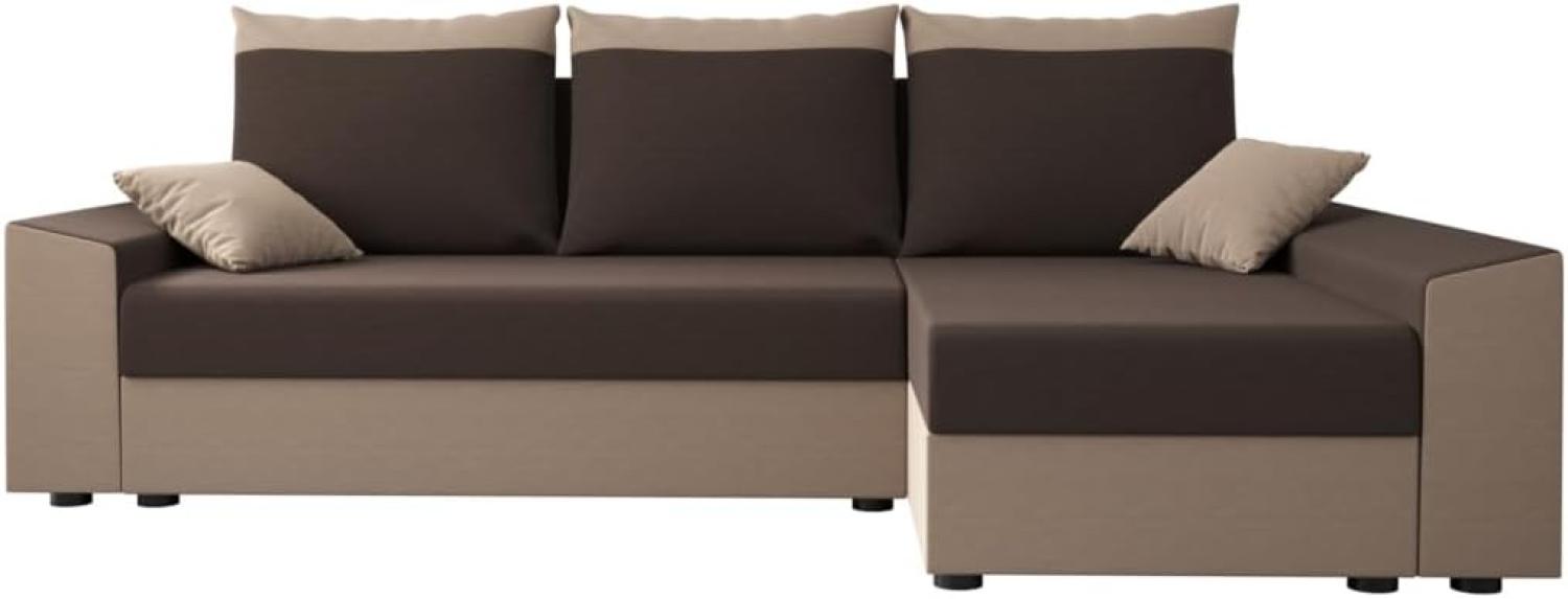 Ecksofa mit Schlaffunktion PAMELA, 248x80x139 sawana 14/sawana 13 Bild 1