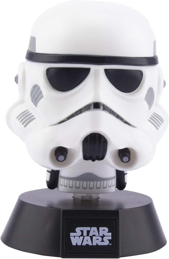 Paladone Star Wars Stormtrooper 3D Icon Light BDP | Offiziell lizenziertes Sammlerstück | Geschenk für Disney-Fans | helles Nachtlicht 10 cm hoch | angetrieben durch 2 x AAA-Batterien, weiß Bild 1