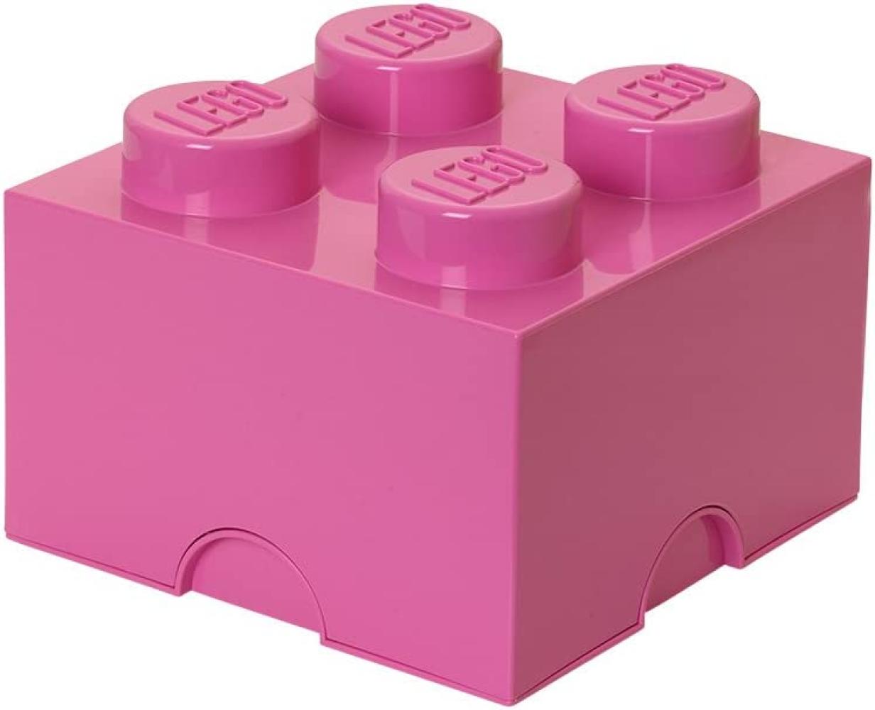 Lego 'Storage Brick 4' Aufbewahrungsbox pink Bild 1
