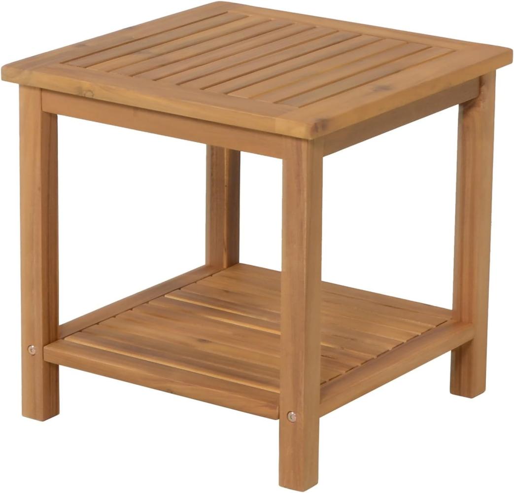 Beistelltisch Lowa Holz Akazie Gartentisch Terrassentisch Outdoor Tisch Möbel Bild 1