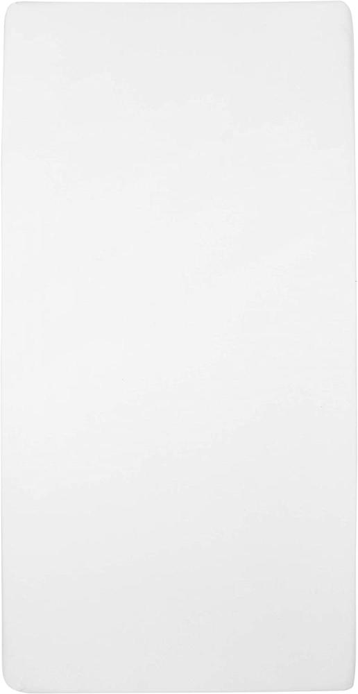 Meyco Jersey Spannbetttuch 50 x 90 cm Weiß Weiß Bild 1