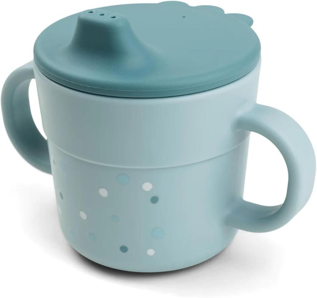 Done by Deer Foodie Spout Cup Happy Dots Blue Bild 1