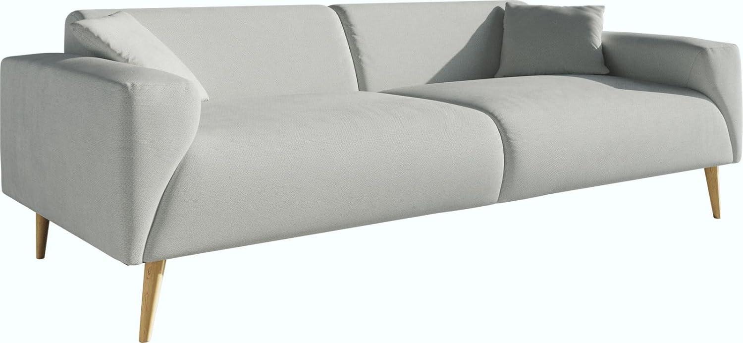 Sofa Svea Flachgewebe Mint 220x90 cm 3-Sitzer Bild 1