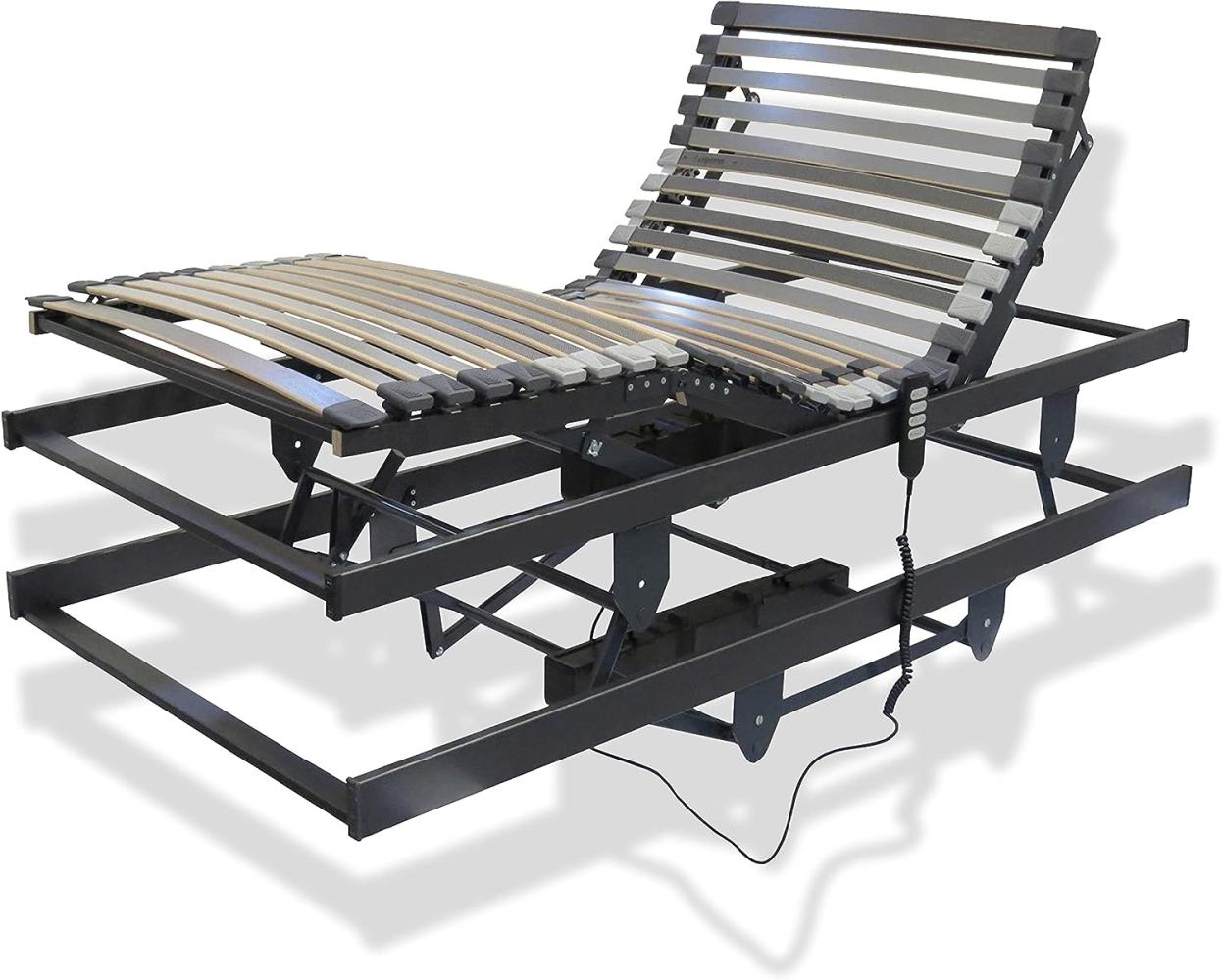 Extra komfortabel: Betten-ABC Senioren Rahmen, mit motorischer Kopf- Fußteil und Höhenverstellung, 90x190 Bild 1