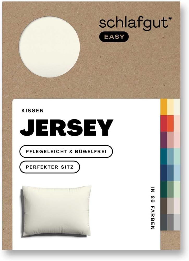 Schlafgut Kissenbezug EASY Jersey | Kissenbezug einzeln 40x60 cm | yellow-light Bild 1