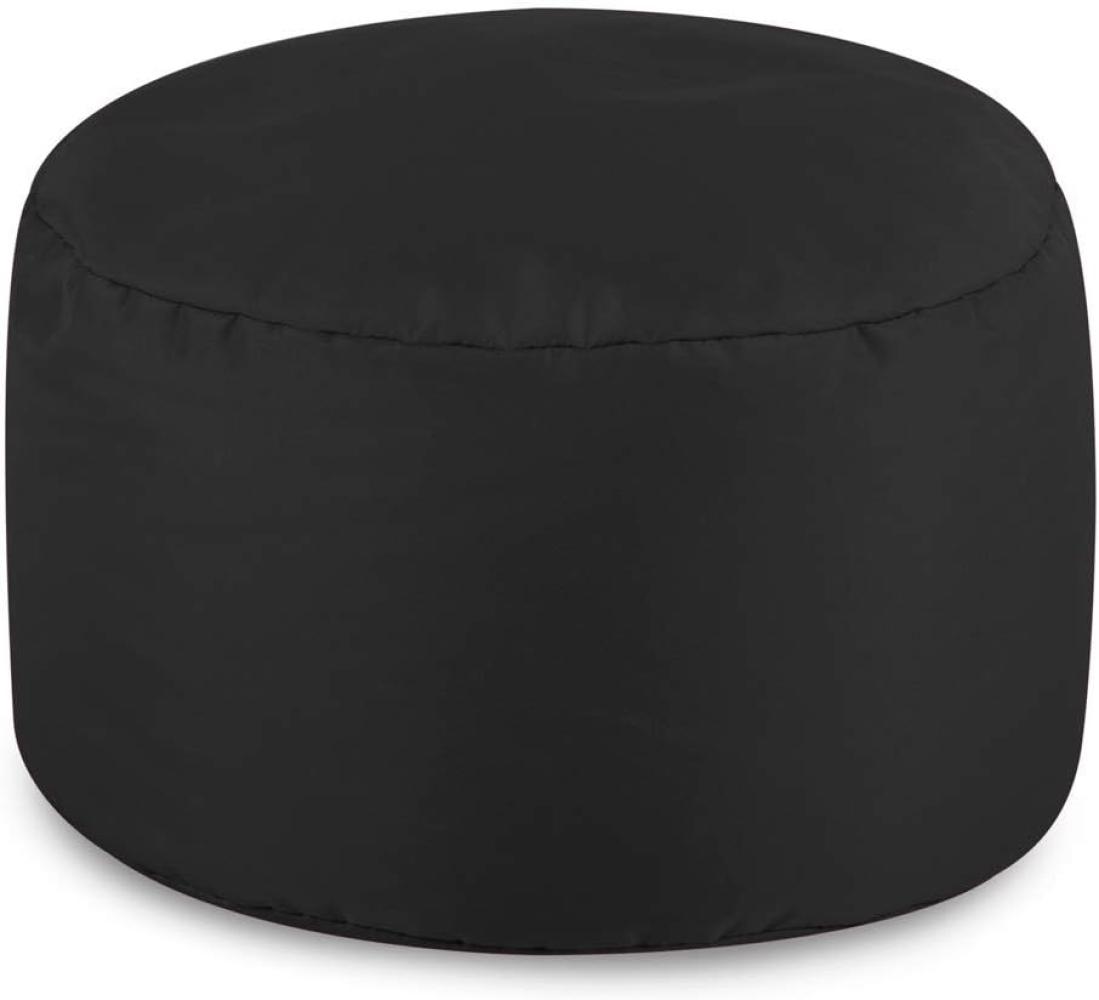 Bean Bag Bazaar Sitzpuff, Wasserabweisend, Fußhocker XL Sitzpouf Outdoor, Puff Hocker Groß, Sitzsack Hocker, Sitzkissen Bild 1