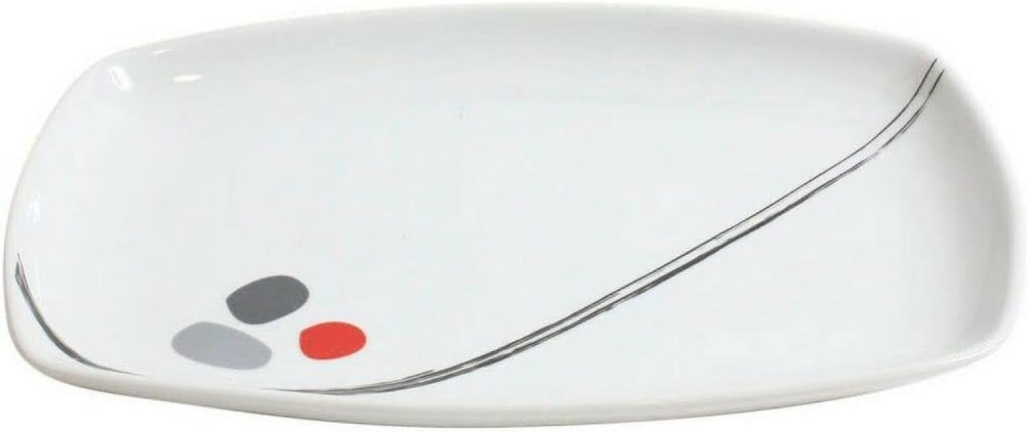 Kochschüssel Home Style Zen & Scratch Porzellan rechteckig 31,2 x 20,7 x 3,1 cm Bild 1