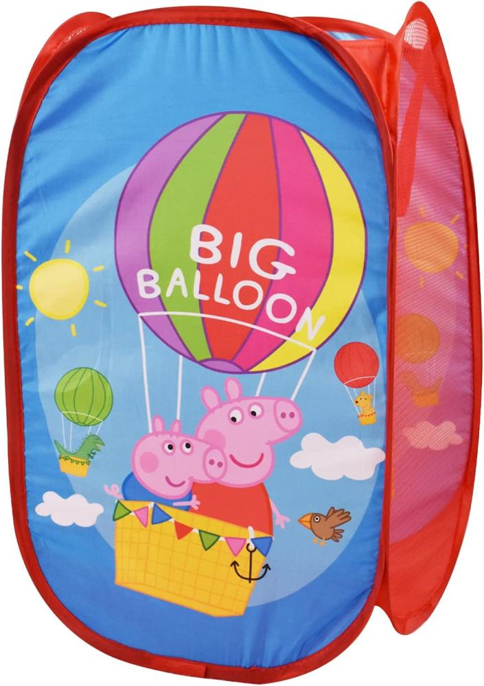 Peppa Pig - Aufbewahrungsbox Pop-up "Big Balloon" 36 x 36 x 58 cm Bild 1