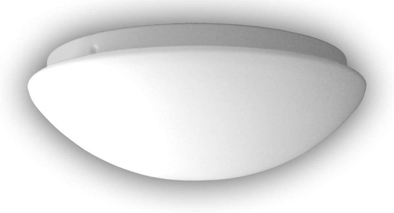 LED Deckenleuchte / Deckenschale rund, Opalglas matt, Ø 25cm Bild 1