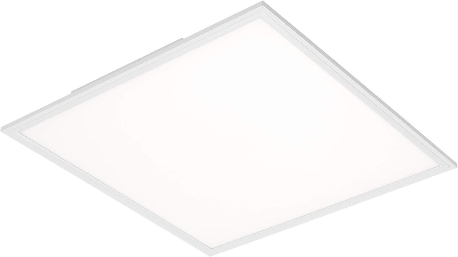 Briloner Leuchten Deckenleuchte-Panel, LED, Wohnzimmer-Lampe, Deckenlampe, Deckenstrahler, 38W, quadratisch, weiß, 59. 5 cm, 59. 5 x 59. 5 cm Bild 1