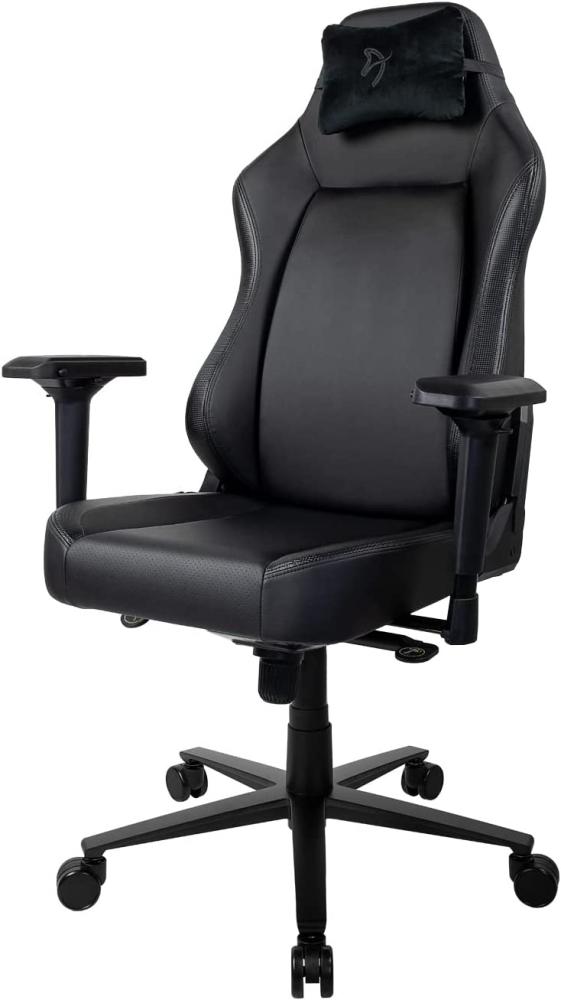 Arozzi Primo - Gamingstuhl, Büro Stuhl - PU-Leder - Bis zu 140 kg, schwarz Bild 1