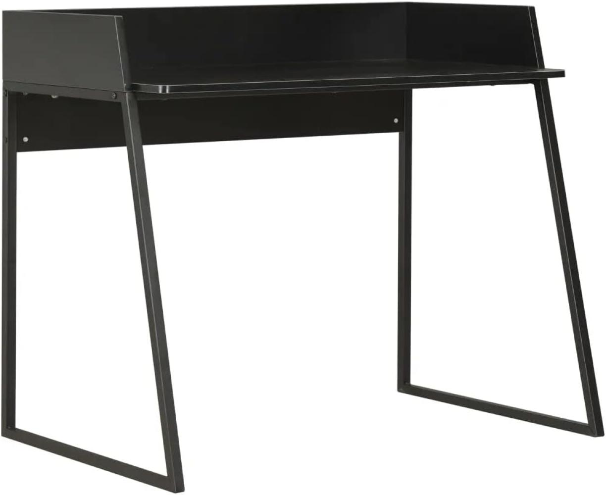 Schreibtisch, Spanplatte Schwarz, 90 x 60 x 88 cm Bild 1