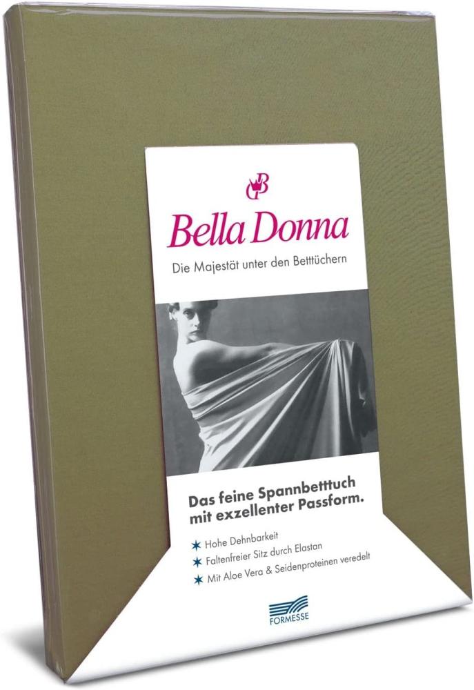 Formesse Bella-Donna Jersey Spannbettlaken | 140x200 - 160x220 cm | olive Bild 1