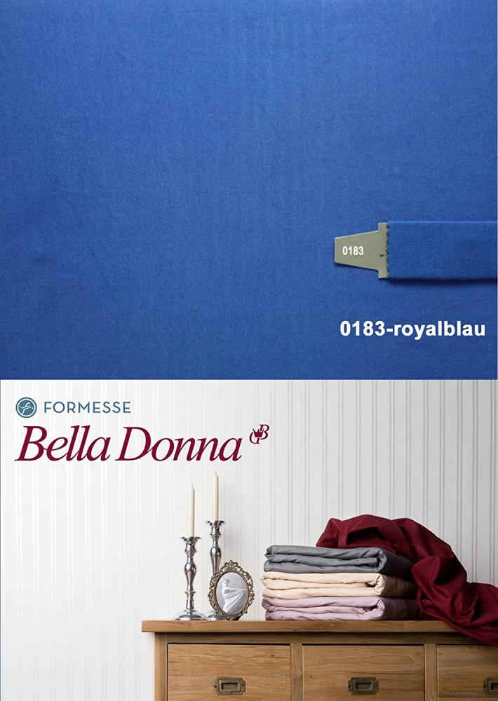 Formesse Bella-Donna Jersey Spannbettlaken | 140x200 - 160x220 cm | royalblau Bild 1