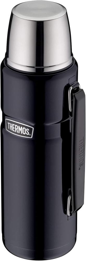 Thermos Isolierflasche 'King', 1, 2 L, dunkelblau Bild 1