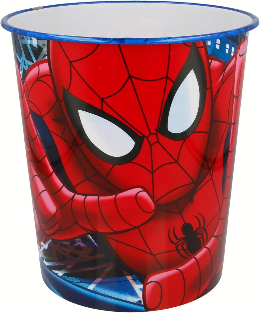 Joy Toy 72248 Abfalleimer ''Spiderman'' aus Plastik Bild 1