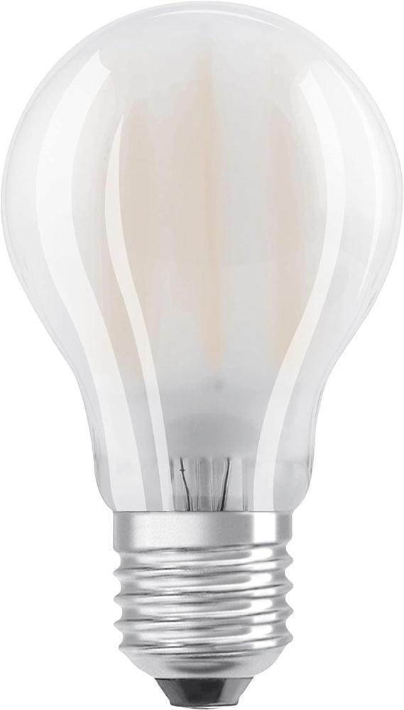 LEDVANCE Smarte LED-Lampe mit Wifi Technologie, Sockel E27, Dimmbar, Warmweiß (2700K), Birnenform, Matt, Ersatz für herkömmliche 75W-Glühbirnen, steuerbar mit Alexa, Google & App, 1er-Pack Bild 1