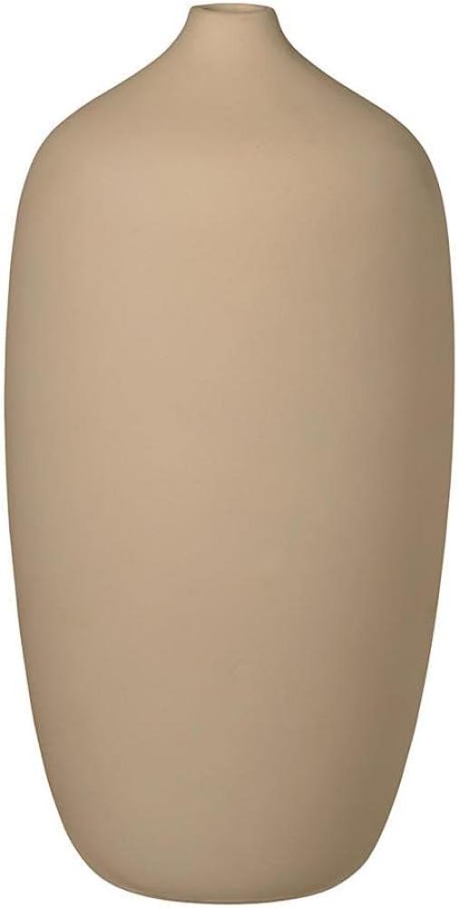 Blomus Vase Ceola, Dekovase, Blumenvase, Keramik, Nomad, H 25 cm, D 13 cm, 66173 Bild 1