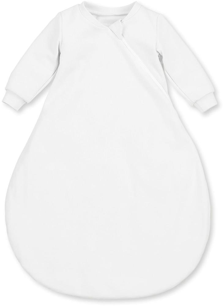 Sterntaler Leichter Schlafsack für Babys, Mit Ärmeln, Reißverschluss, Größe: 56, Weiß Bild 1