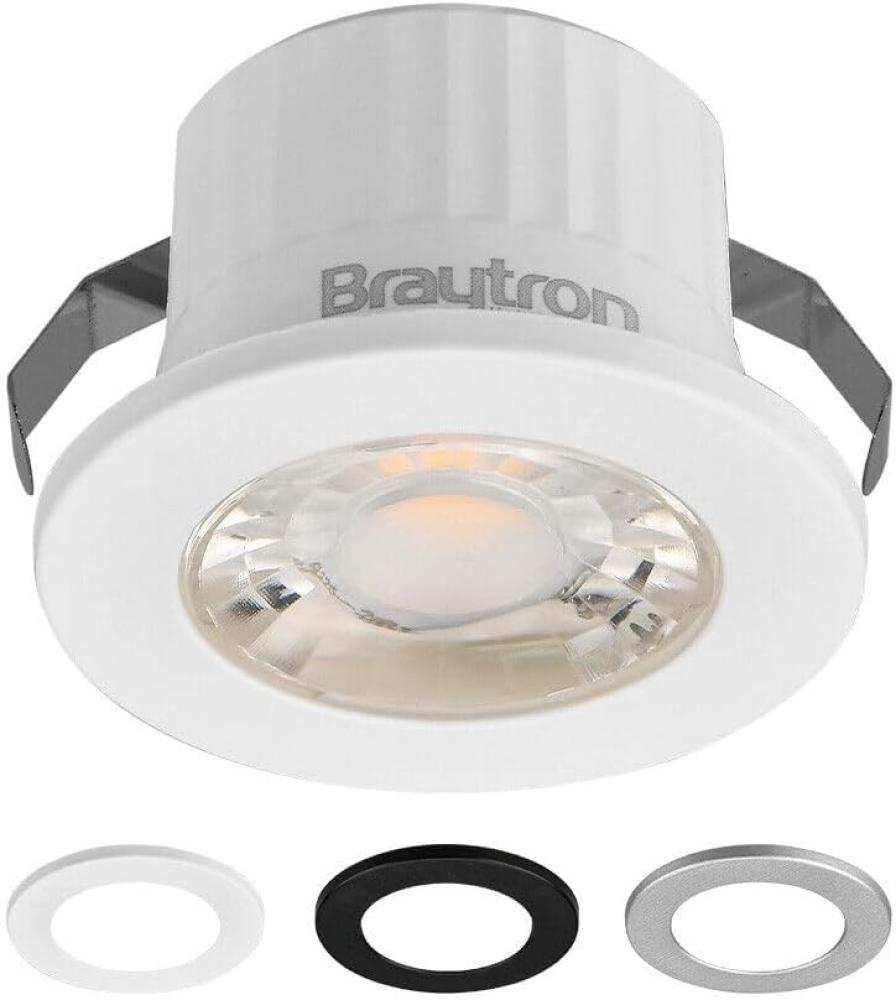 Braytron LED Minispot 3W Einbauspot 6500K inkl. drei Blenden | IP54 Bild 1