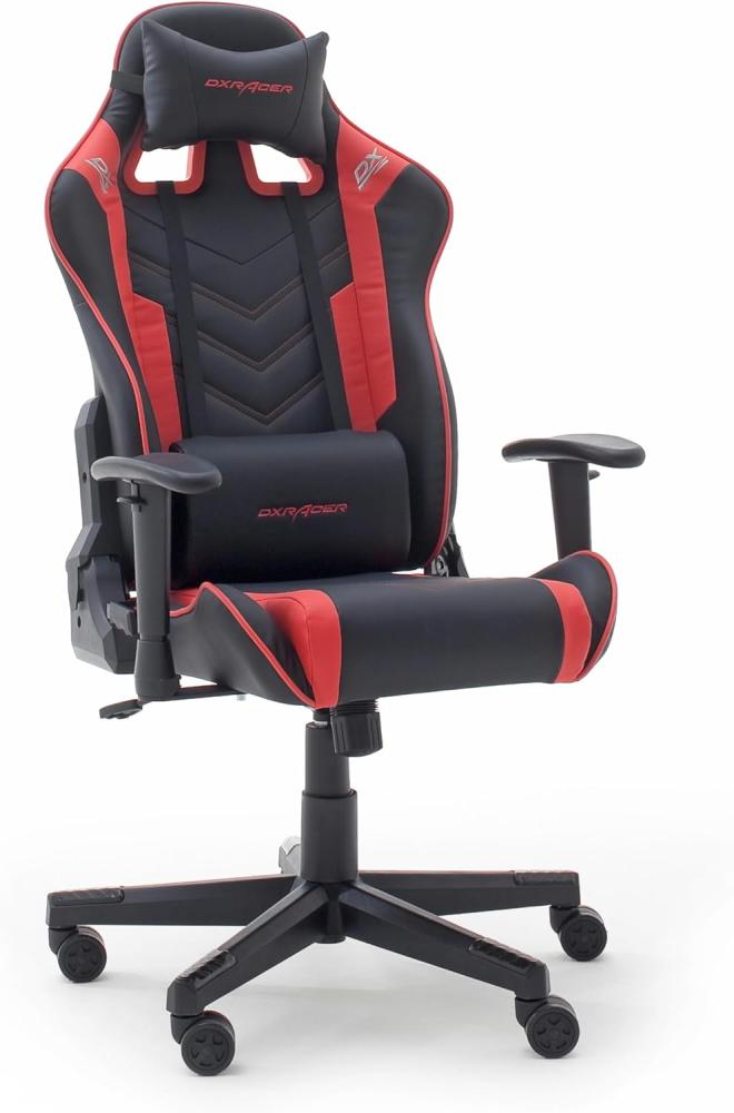 Bürostuhl DX-Racer OK132-NR schwarz und rot Bild 1