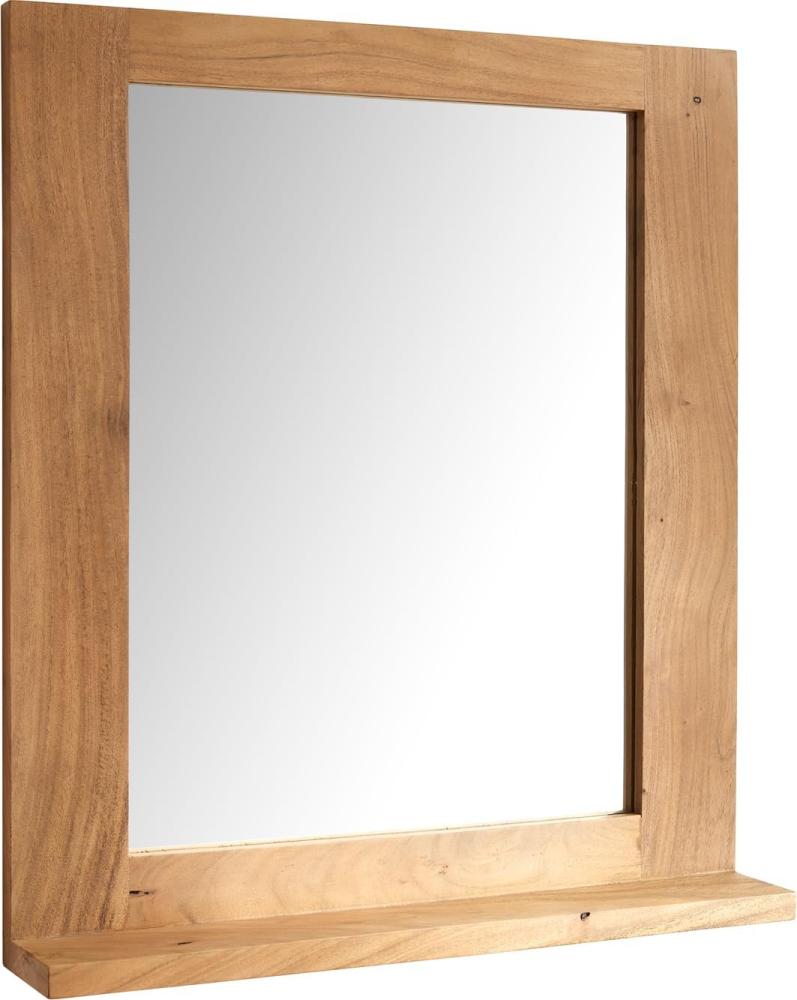 Spiegel Solidu 70x80 cm Akazie Natur Bild 1