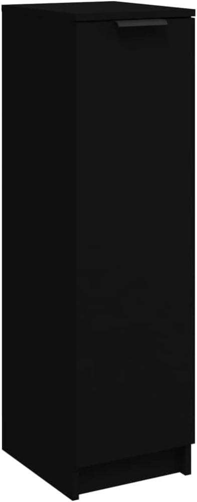 Schuhschrank Schwarz 30x35x100 cm Holzwerkstoff Bild 1