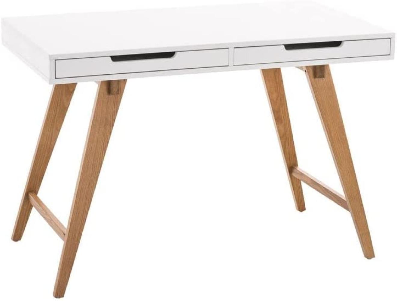 Schreibtisch Porto 110 cm, weiß Bild 1