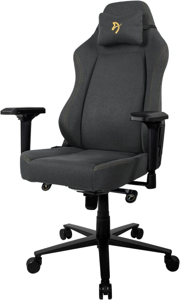 Arozzi Primo - Gamingstuhl, Büro Stuhl - Aluminium - Bis zu 140 kg, schwarz/gold Bild 1