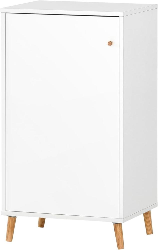 SCHILDMEYER Büroschrank Unterschrank Schrank Hochschrank weiß perl 50,95x92,6 cm Bild 1