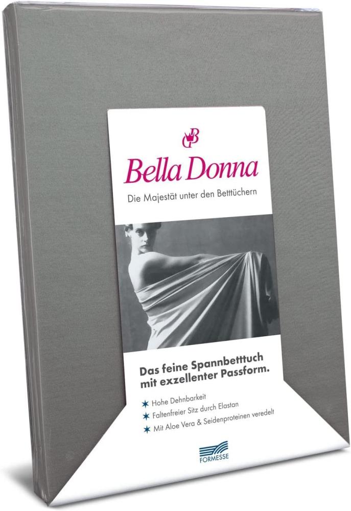 Formesse Bella-Donna Jersey Spannbettlaken | 90x190 - 100x220 cm | hellanthrazit Bild 1
