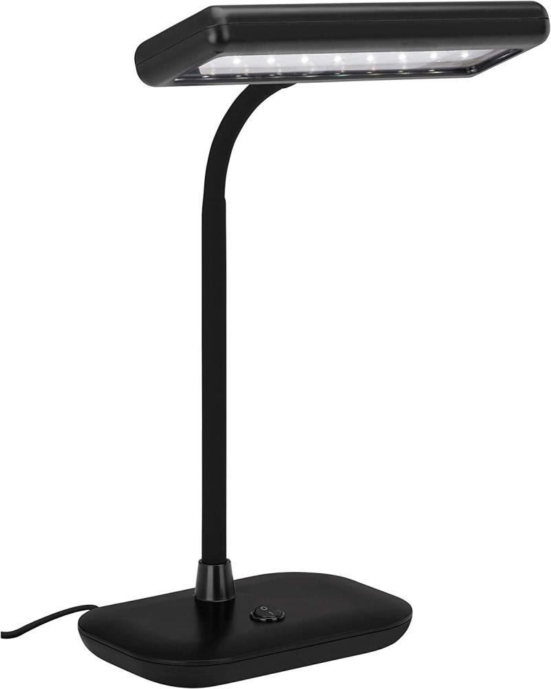 Di-Ka LED Tageslichtleuchte schwarz, dimmbar, kaltweiß Bild 1