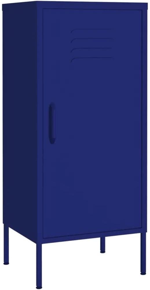 Lagerschrank Marineblau 42,5x35x101,5 cm Stahl Bild 1