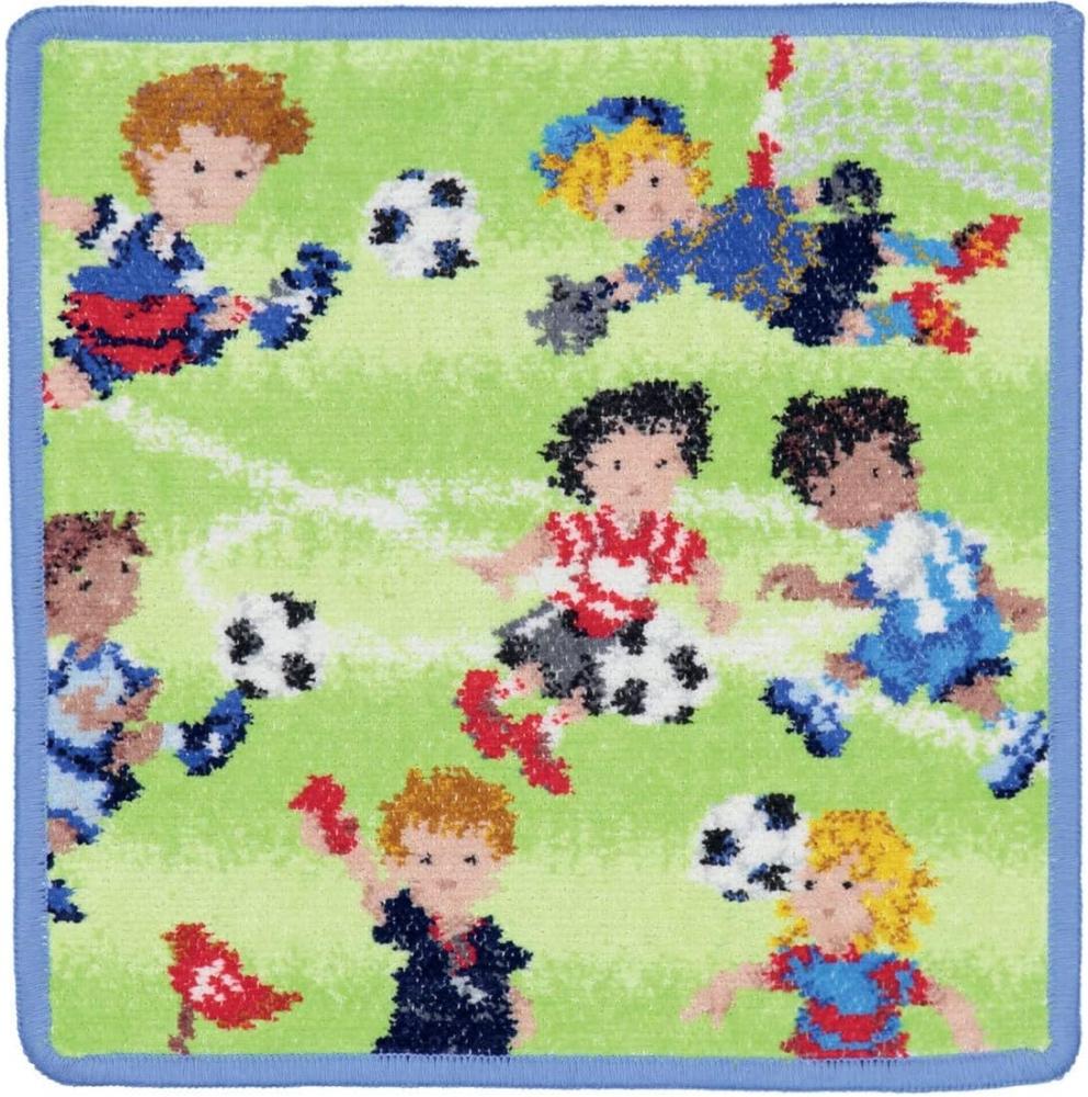 Feiler Handtücher Soccer | Seiftuch 25x25 cm | blau Bild 1