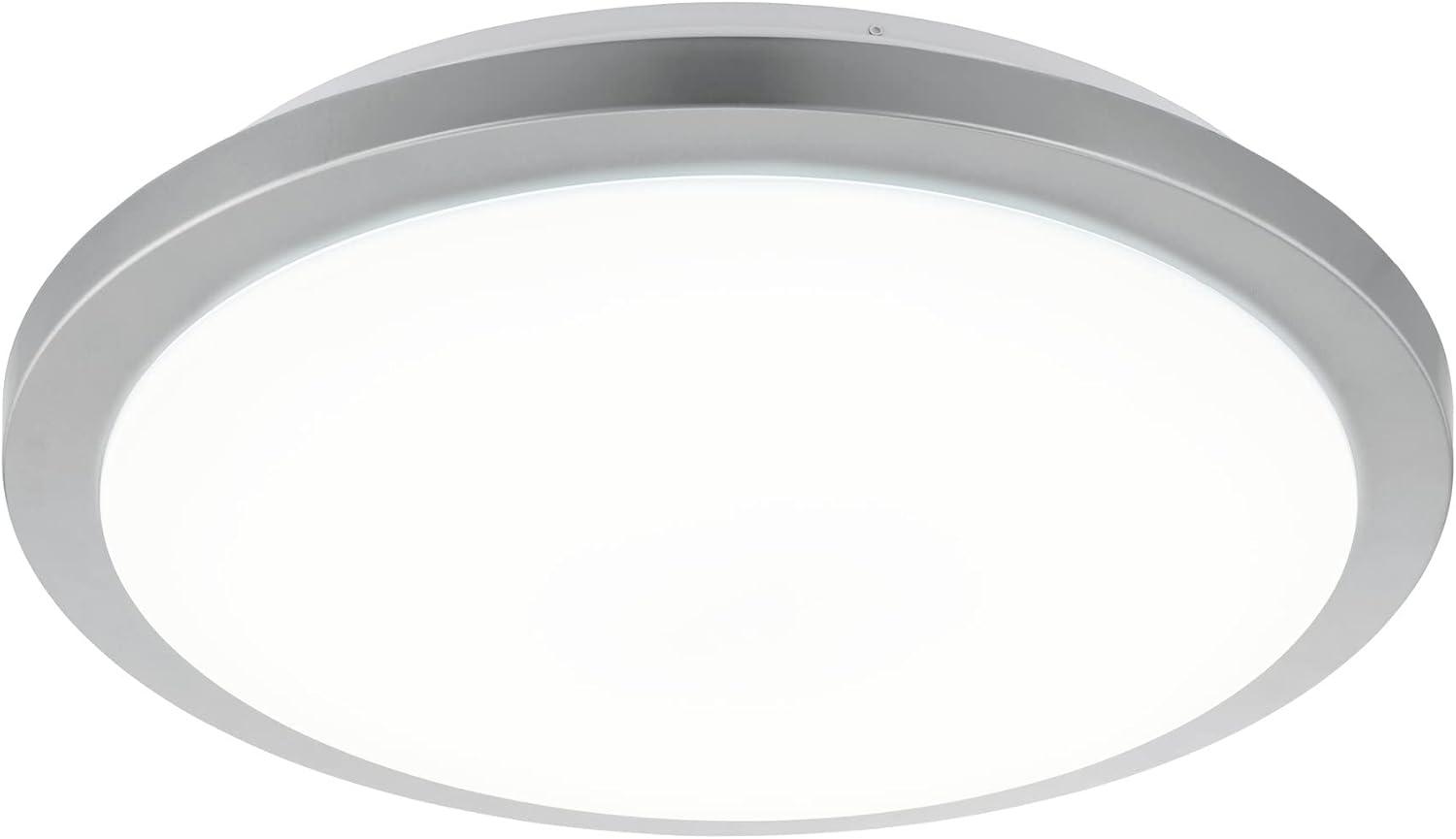 Eglo 97327 LED Deckenleuchte COMPETA-ST weiß, silber Ø77,5cm H:17,5cm Bild 1