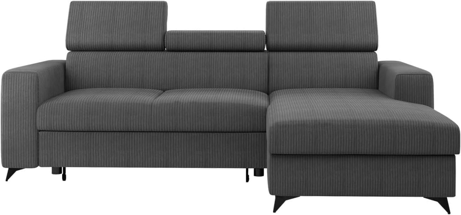 Ecksofa Kiarge Premium Cord (Farbe: Poso 22, Seite: Rechts 2R+LC) Bild 1