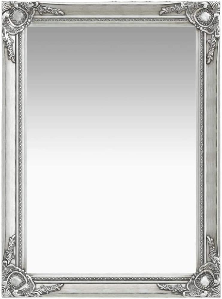 vidaXL Wandspiegel im Barock-Stil 60 x 80 cm Silbern Bild 1