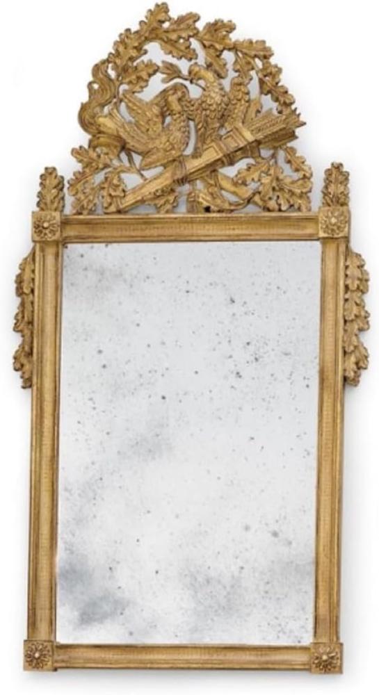 Casa Padrino Luxus Barock Spiegel Antik Gold - Prunkvoller Massivholz Barockstil Wandspiegel mit antikem Spiegelglas - Luxus Möbel im Barockstil - Handgefertigte Barock Möbel - Made in Italy Bild 1