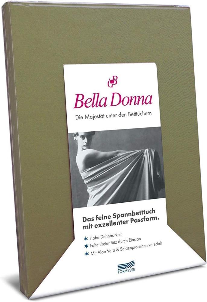 Formesse Bella-Donna Jersey Spannbettlaken | 90x190 - 100x220 cm | olive Bild 1