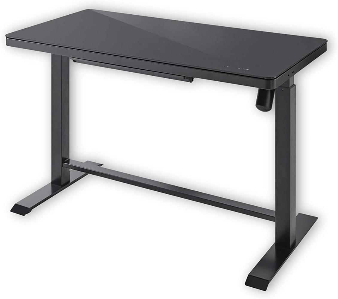 Schreibtisch LIFT4HOME, schwarz, 120 x 72-120 x 60 cm Bild 1