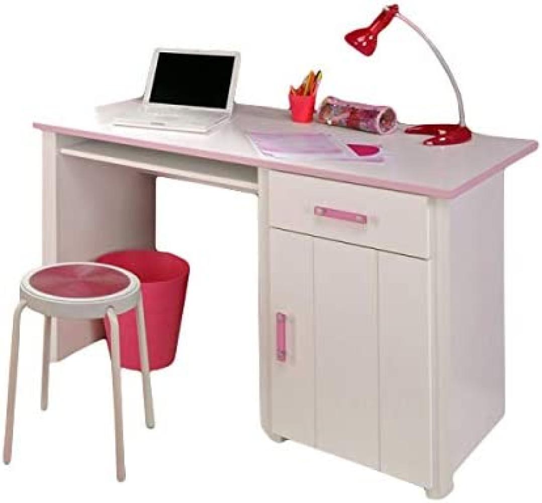 PARISOT 'Biotiful' Schreibtisch weiß/rosa Bild 1