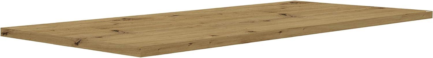 FORTE Tischsystem: Tischplatte aus Holzwerkstoff in Artisan Eiche Dekor, 180 x 3,8 x 90 cm Bild 1