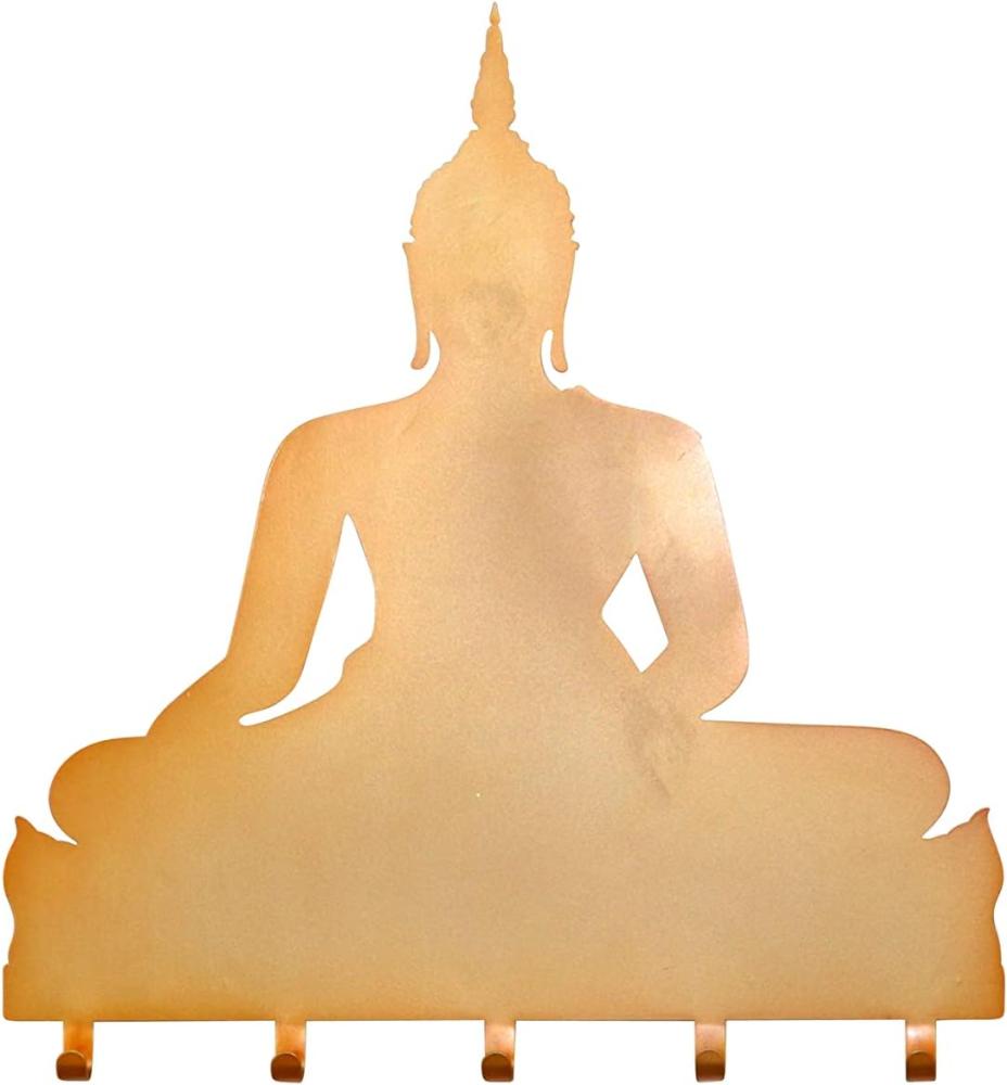 goldfarbene Hakenleiste "Buddha" Bild 1