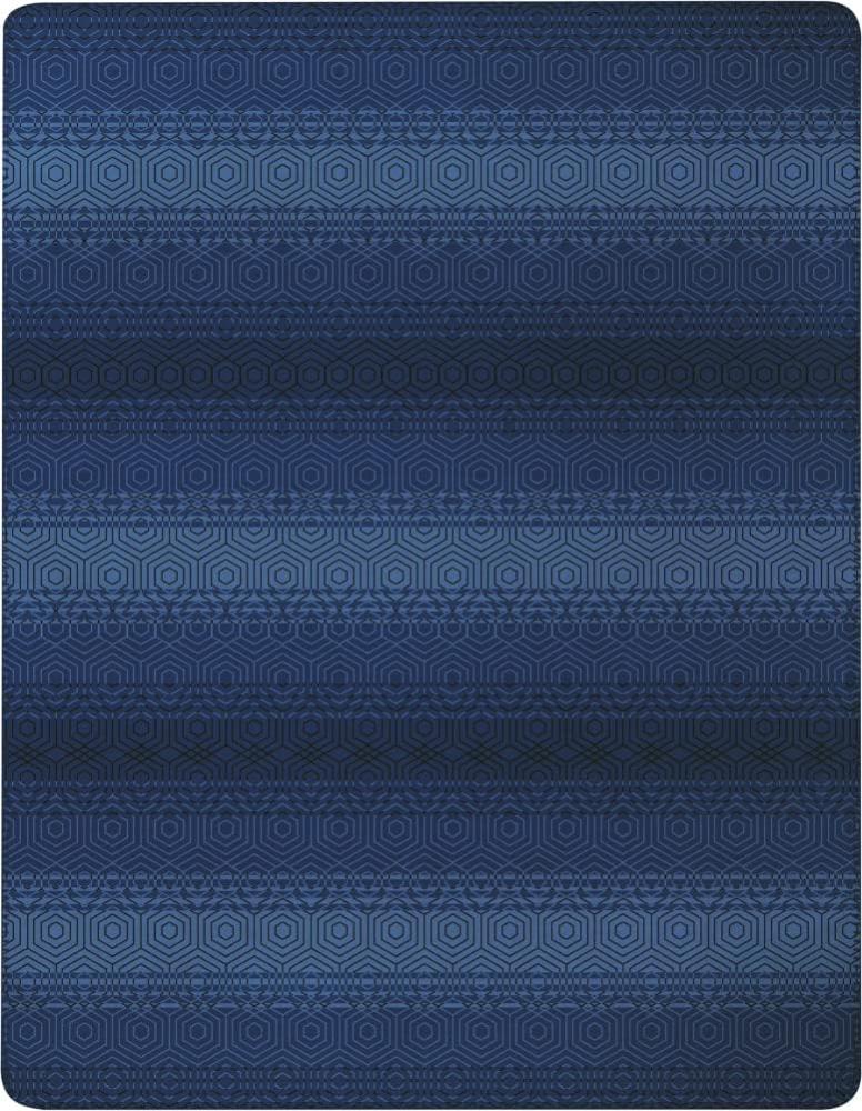 Biederlack Wohndecke Deep | 150x200 cm | blue Bild 1