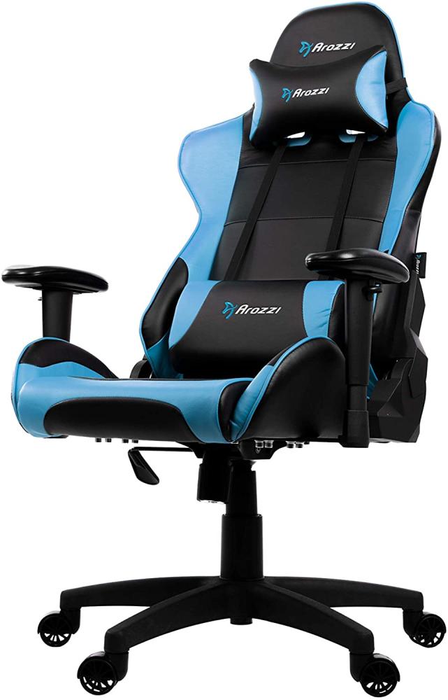 Arozzi Gaming Stuhl VERONA schwarz/blau Bild 1
