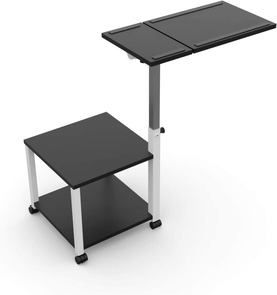 LEVIRA – Schreibtisch, Stütze, Laptoptisch, Isar - Schwarz Bild 1